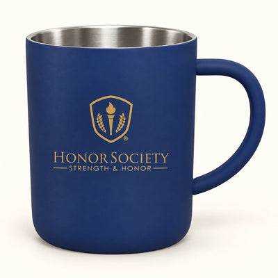 Honor Society® Coffee Mug — 15 oz. Soft-Touch Stainless Steel